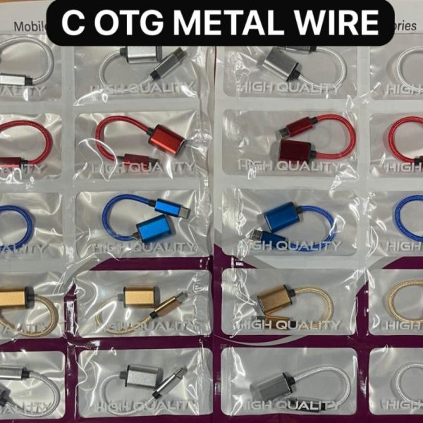 HIGH QUALITY TYPE C METAL OTG 10 PCS PATTA