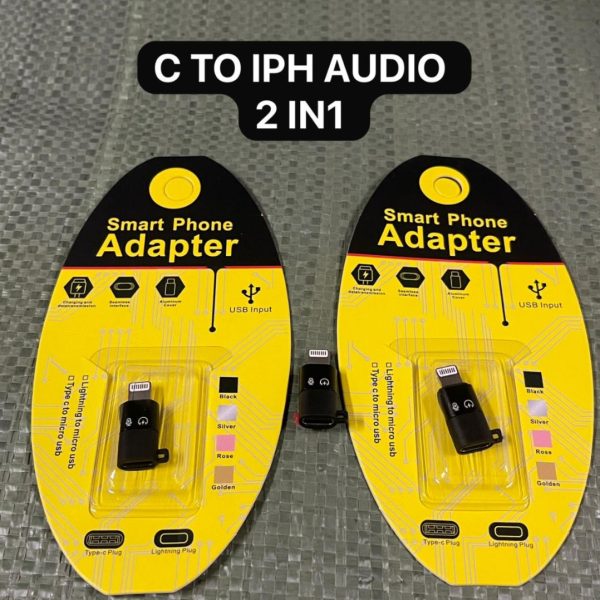 SMART PHONE ADAPTER TYPE C TO IPHONE 2 IN 1