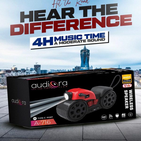 AUDIORA A-716 5W WIRELESS SPEAKER
