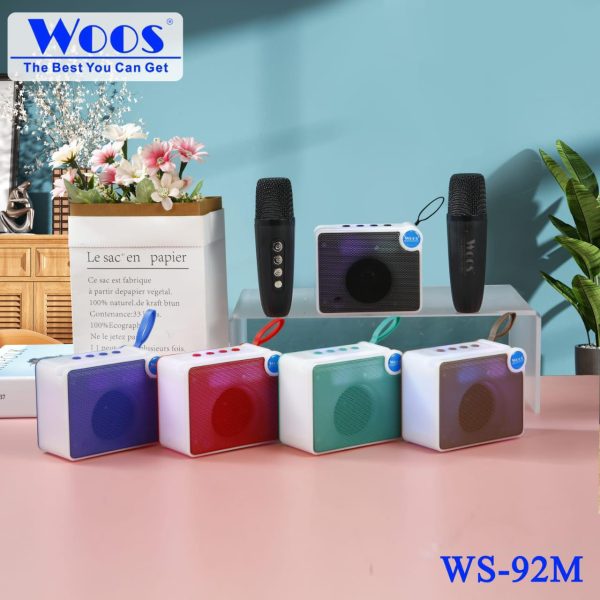 WOOS WS-92M 10W RGB LIGHT WIRELESS SPEAKER