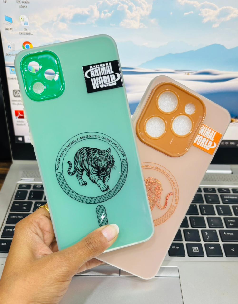 OjVa5CLiuocgUVMmdha.jpg NEW ANIMAL DESIGN MAGSAFE CASE 111 PCS LOTT PRICE 43*111=4773/- - Image 1