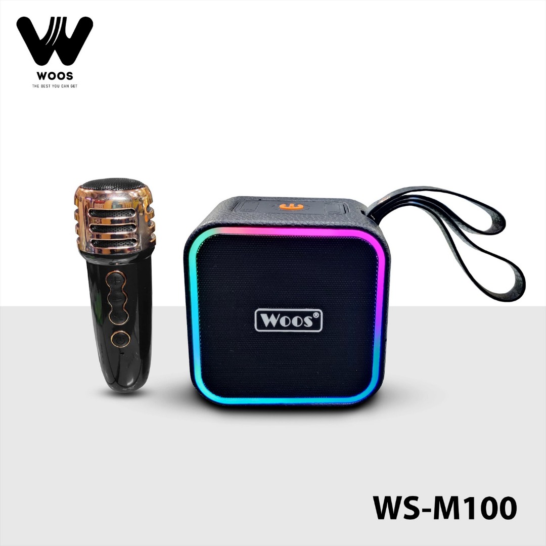 Oklv3ruvBw3z2I64ruR.jpg WOOS WS-M100 WIRELESS KARAOKE SPEAKER - Image 1