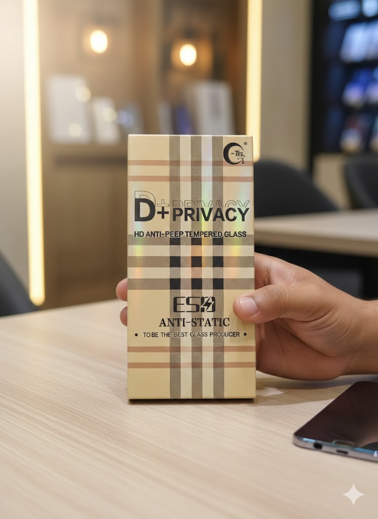 Om33N_K8HpaONXKqvCS.jpg GTEL D+ PRIVACY GLASS (10 PCS BOX) PRICE 30*10=300/- - Image 1