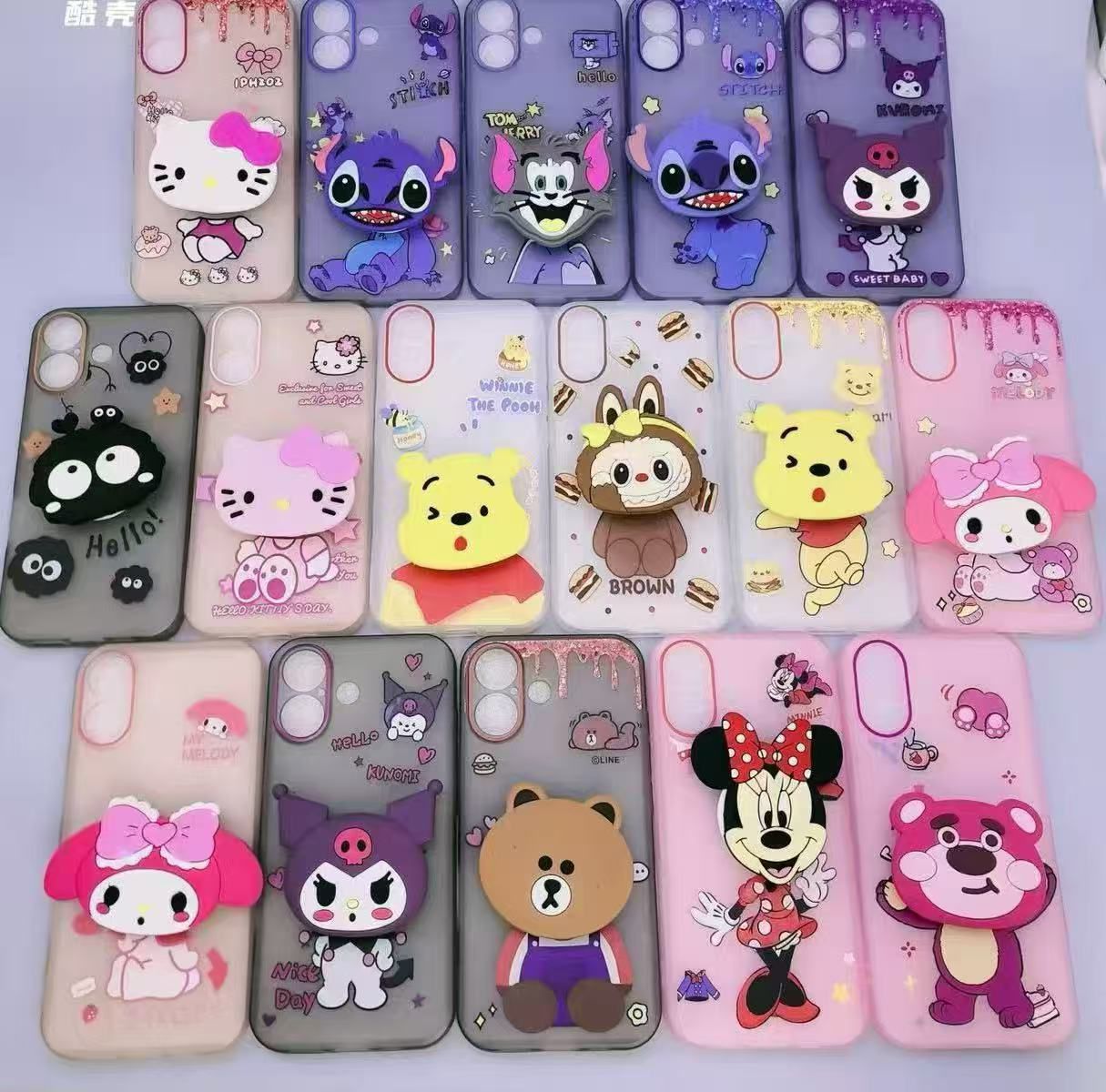 OrwBaDi-iQZawal5bUI.jpg GIRLISH POP SOCKET CASE 142 PCS LOTT PRICE 45*142=6390/- - Image 1