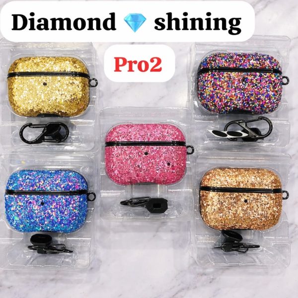 AIRPODS PRO 2 DIAMOND SHINING CASE UNIQUE DESIGN
