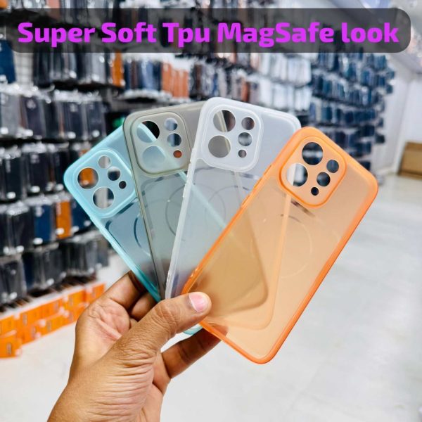 SOFT TPU MAGSAFE FROZEN CASE
