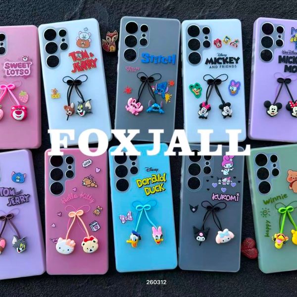 2IN1 SILICONE CARTOON CASE 83 PCS LOTT PRICE 57*83=4731/-