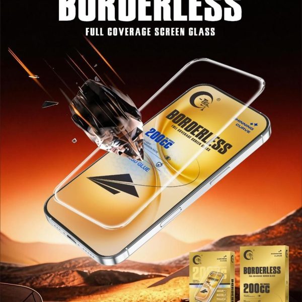 200CC BORDERLESS GLASS (10 PCS BOX)